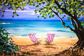 Paint Nite: Hawaiian Beach Bliss